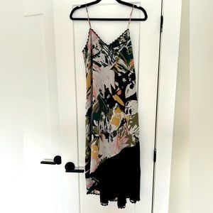 Club Monaco Floral Lined Slip Dress in Size 00 🌸